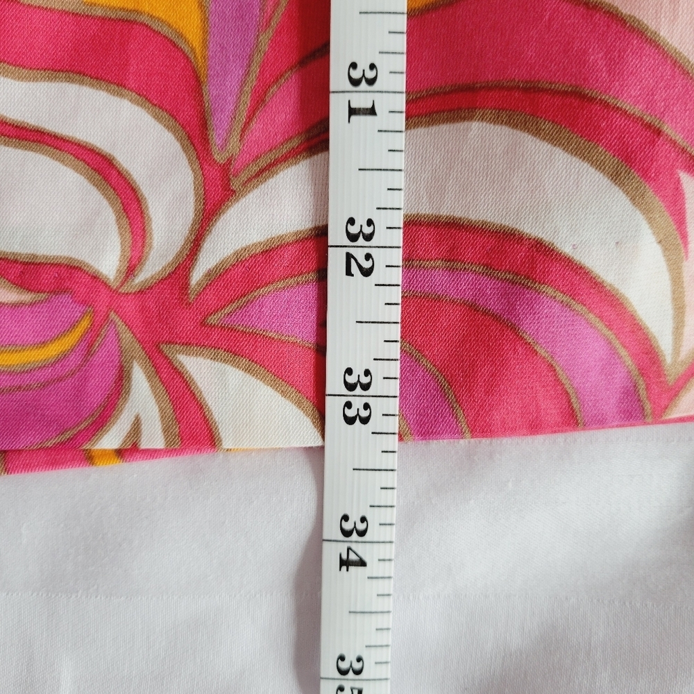 Banana Republic Pink and Yellow Long Sleeve Dress - Picture 11 of 11